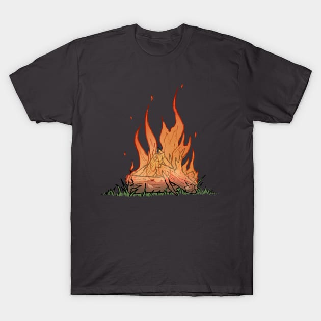 Joyous June Campfire T-Shirt by Tayleaf